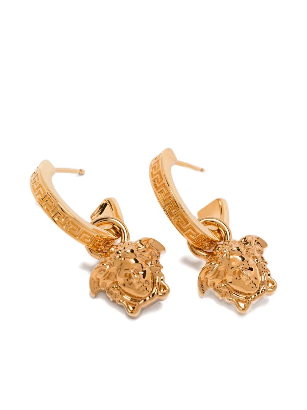 Versace Women La Medusa Greca Hoop Earrings