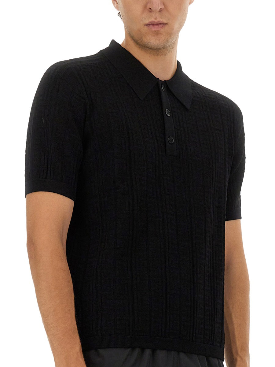 Balmain Men Knitted Polo.