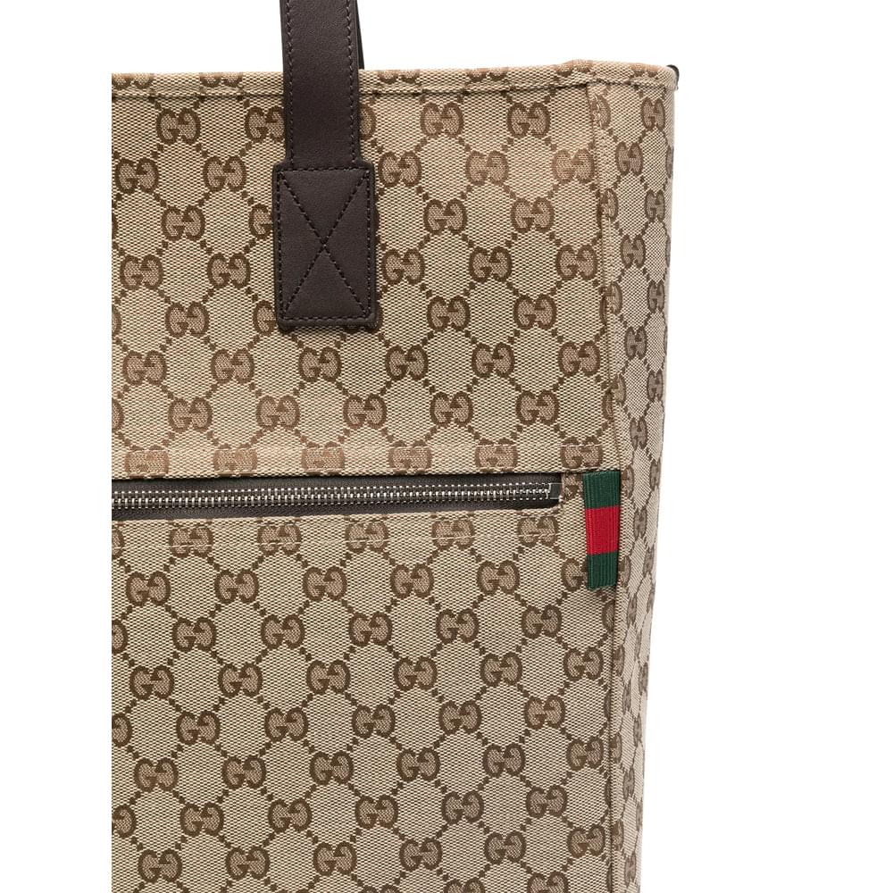 Gucci Brown Tote Bags Men