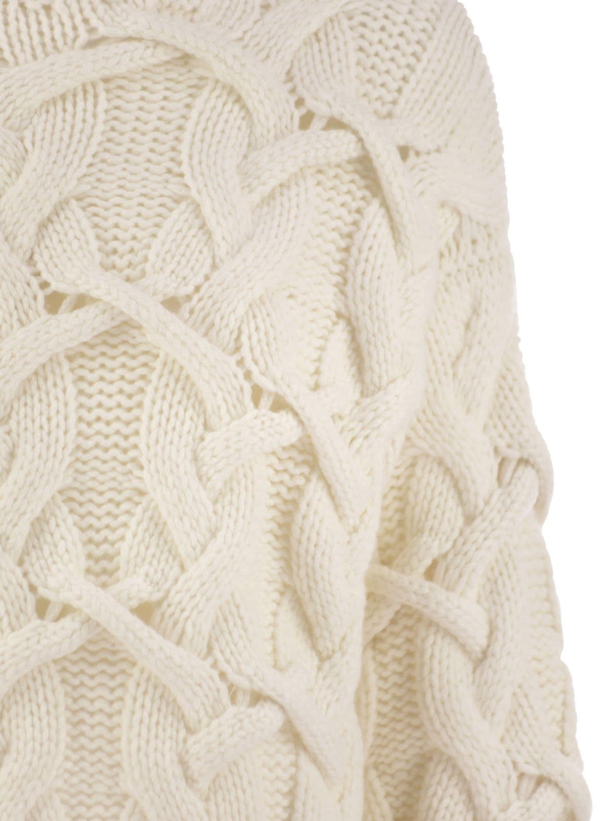 Brunello Cucinelli Women Braided High-Necked Cashmere Sweater