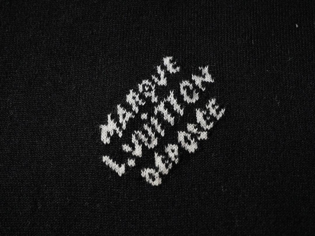 Louis Vuitton logo on a black background Louis Vuitton T-Shirt Without Collar 'Black'