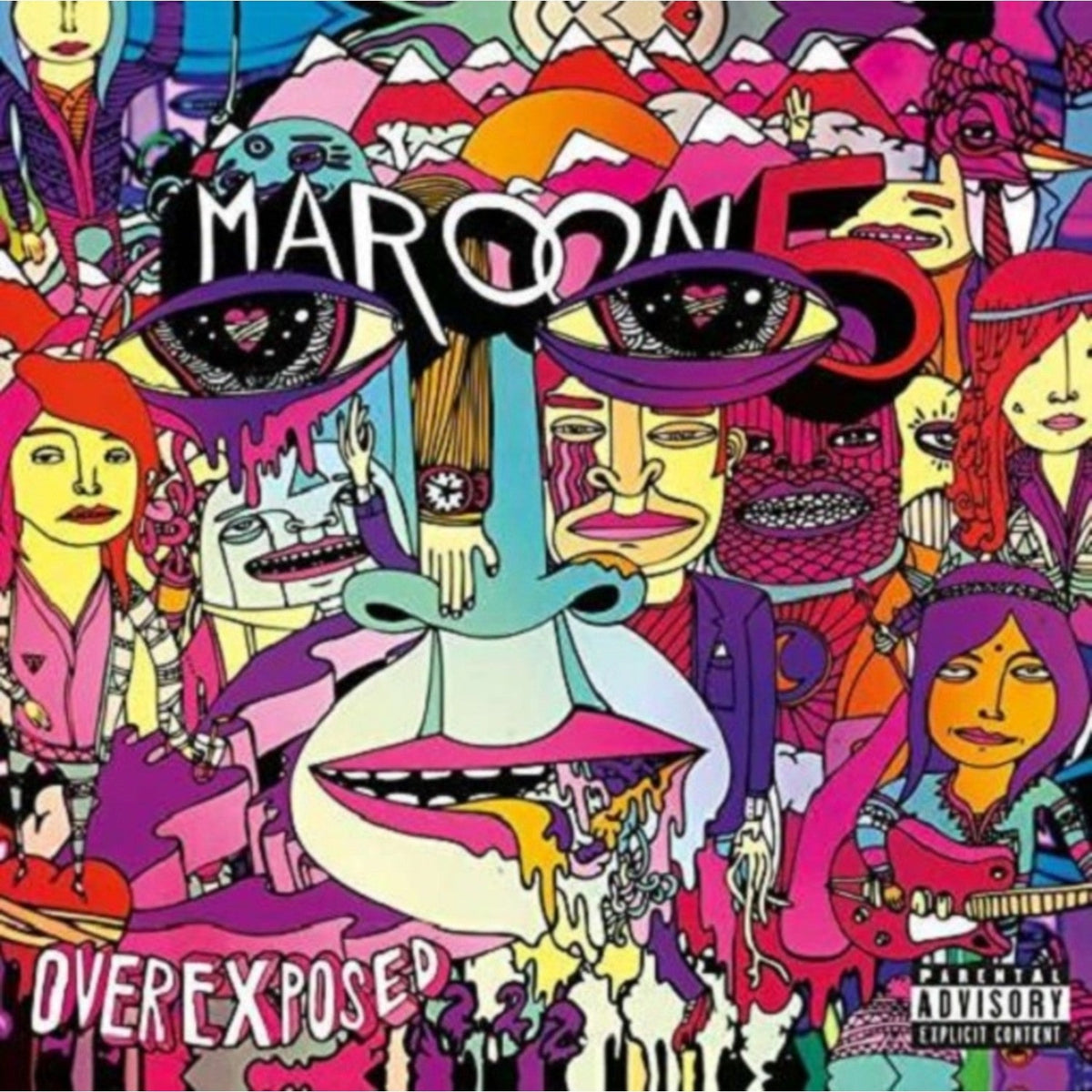 Maroon 5 - V (Black LP) (Exp) & Hands All Over & Overexposed