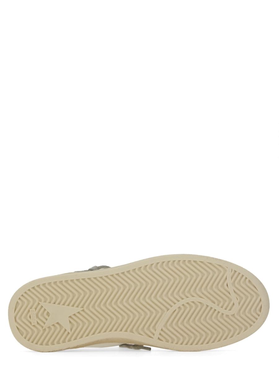 Beige sandal sole on a white background