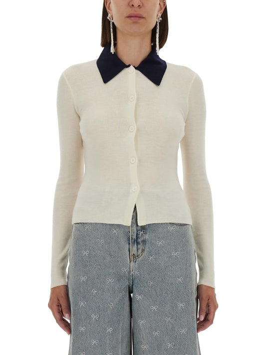 Self-Portrait Women Merino Wool Cardigan