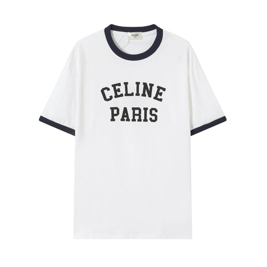 CELINE PARIS loose t-shirt in cotton jersey