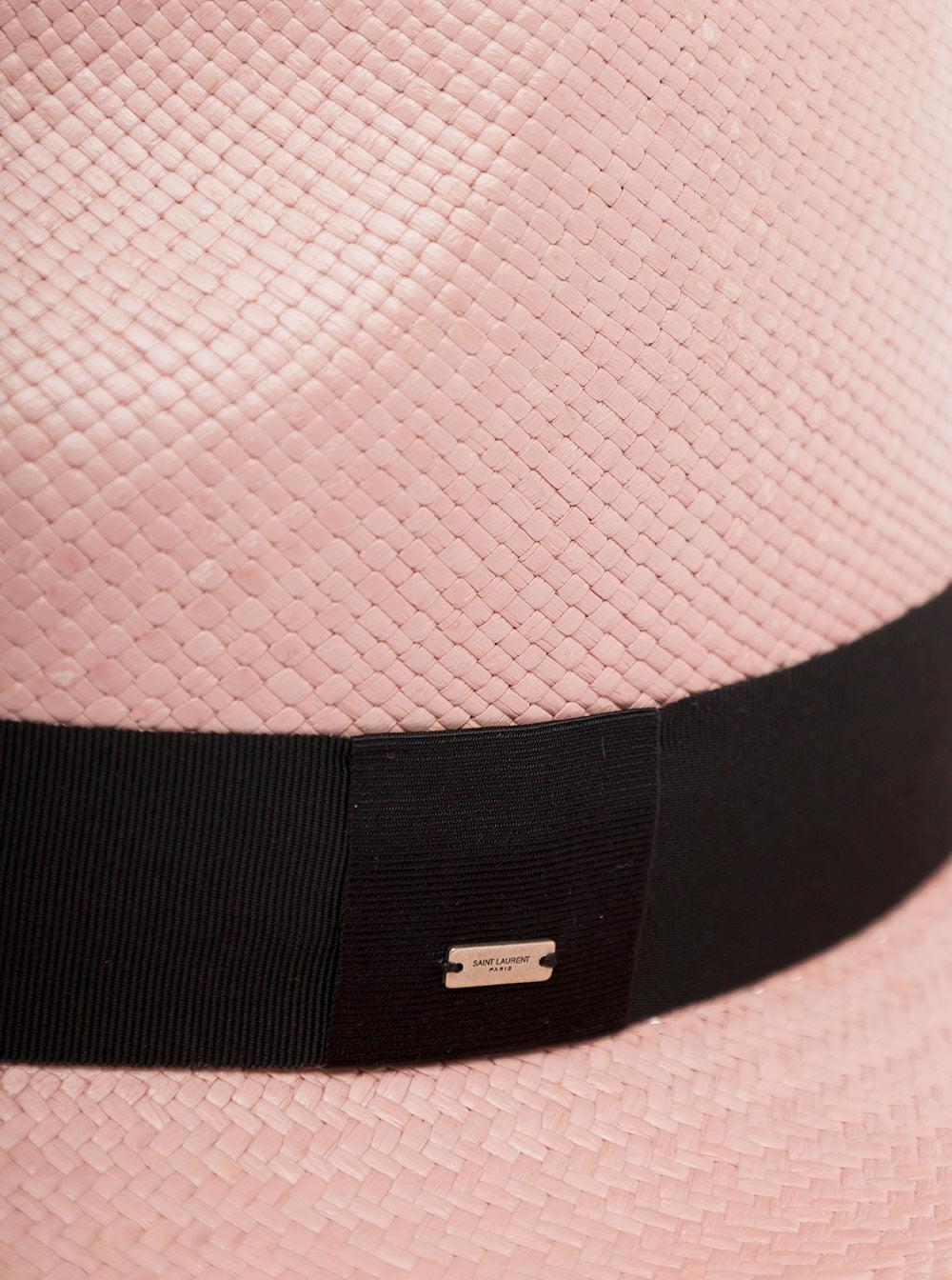 Saint Laurent Men Petit Waikiki Panama Hat