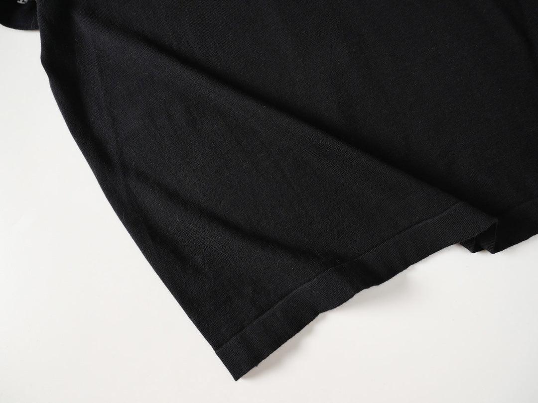 Black fabric on a white background Louis Vuitton T-Shirt Without Collar 'Black'