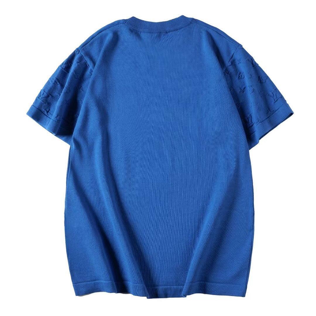 Blue t-shirt on a white background Louis Vuitton T-Shirt Without Collar 'Blue'