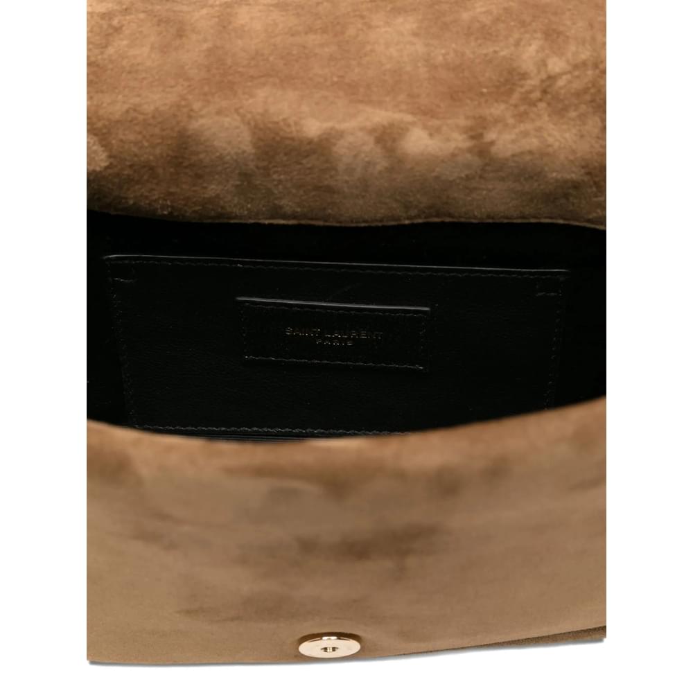 Saint Laurent Brown Shoulder Bags Women