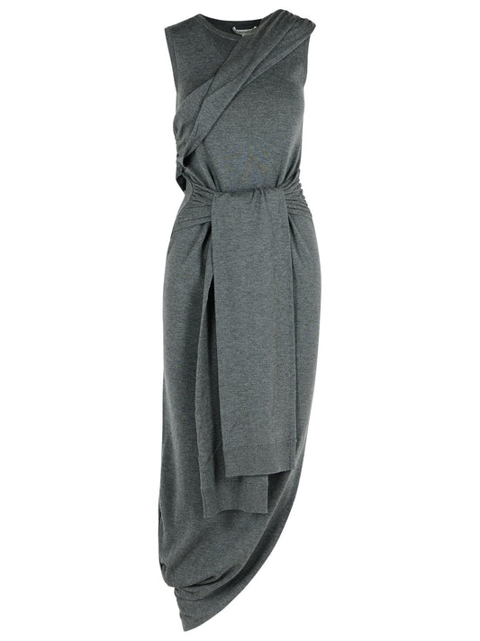 Jw Anderson Grey Wool Blend Dress Women