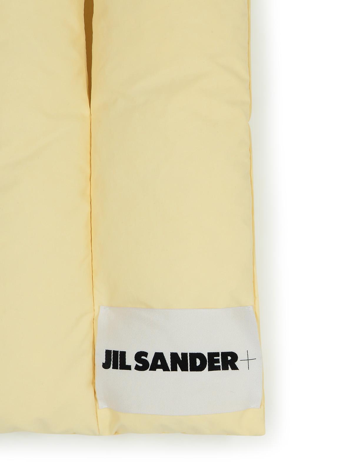 Jil Sander Ivory Polyester Scarf Men