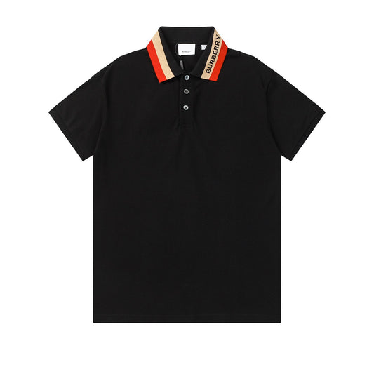 Burberry Logo Detail Cotton Piqué Polo Shirt