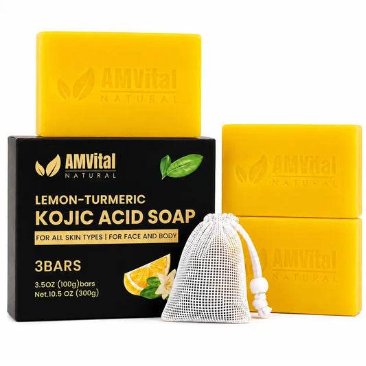 AMVital Lemon Turmeric Kojic Acid Soap Bar