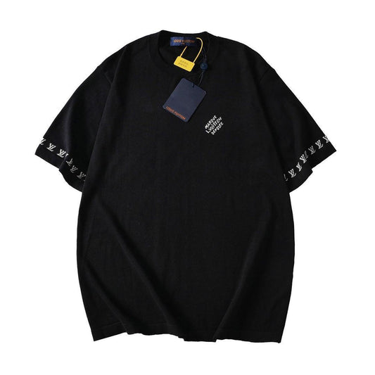 Black t-shirt with brand logo on a white background Louis Vuitton T-Shirt Without Collar 'Black'