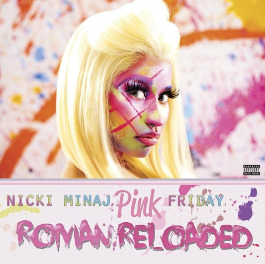 Nicki Minaj Pink Friday Roman Reloaded 2LP vinyl record album, brand new collectible music pressing.