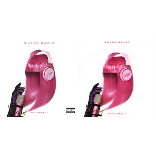 Nicki Minaj vinyl bundle featuring Queen Radio: Volume 1 (3LP) and Queen (LP). Brand new, collectible music records for fans of hip-hop and pop-rap. High-quality vinyl studio recordings by Nicki Minaj.