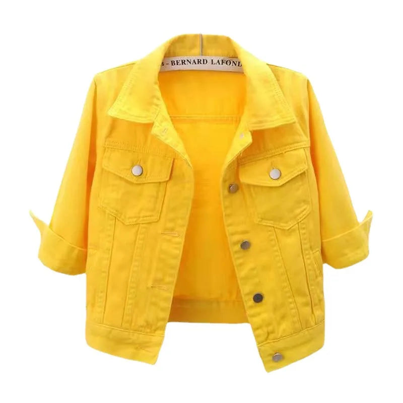 Yellow jacket on a white background