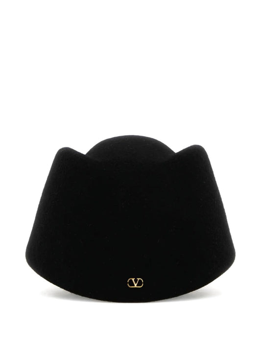 VALENTINO GARAVANI Merino Wool Rounded Crown Hat