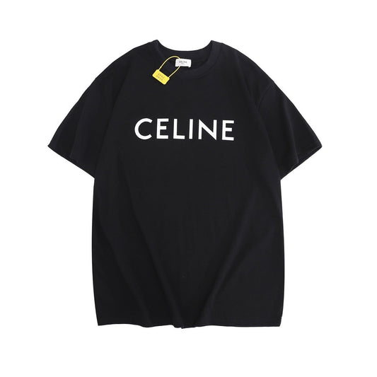 CELINE Paris Loose T-Shirt in Cotton Jersey