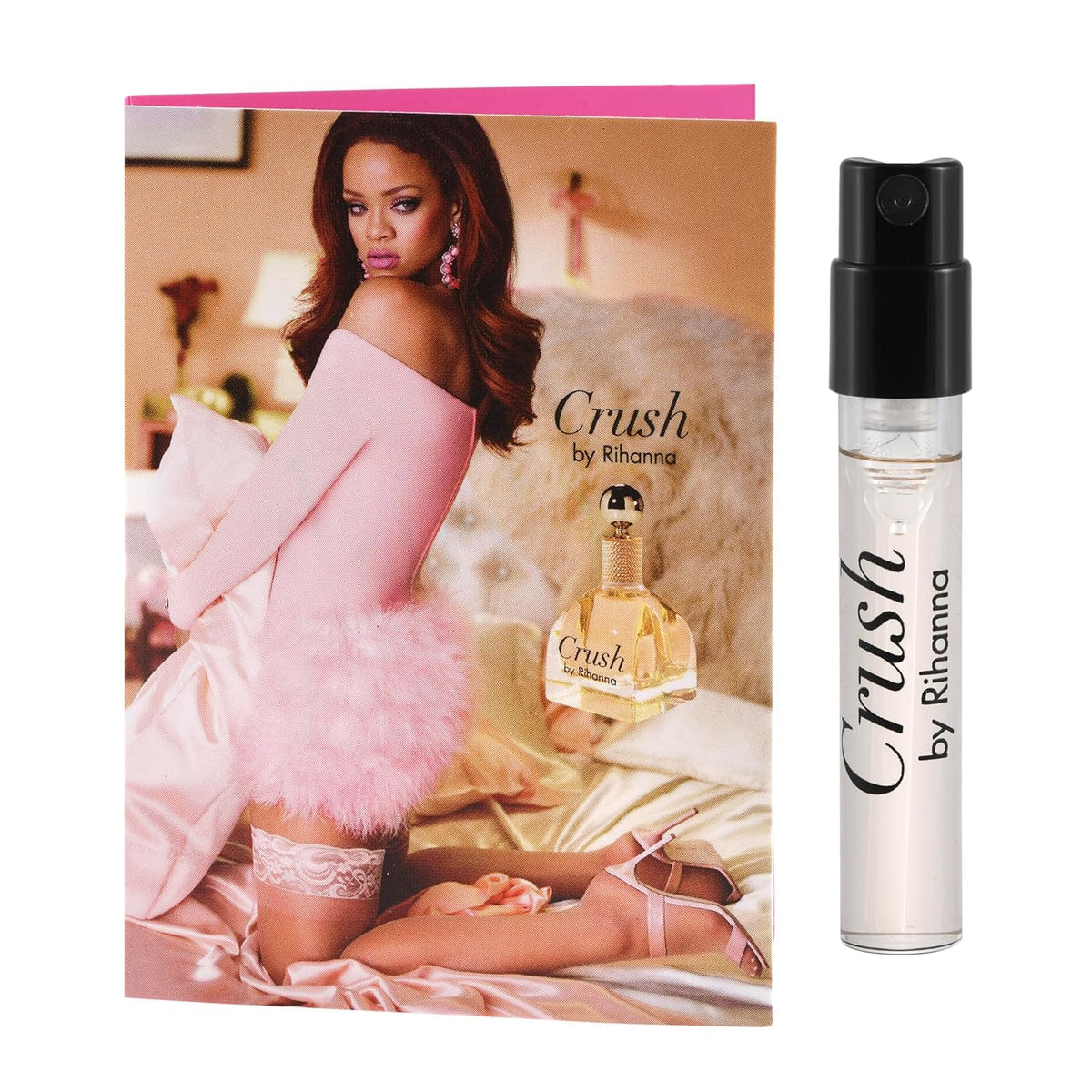 Elevate your fragrance collection with this Rihanna perfume sample set, featuring 1.5ml vial sprays of Crush, Reb'l Fleur, Kiss, Rogue, and Rebelle. Perfect for gift-giving or discovering your signature scent, this travel-friendly set offers a convenient way to sample five iconic Rihanna perfumes before committing to a full-sized bottle.
