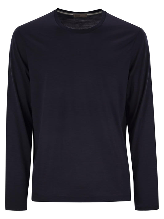 Herno Men Wool Jersey T-Shirt