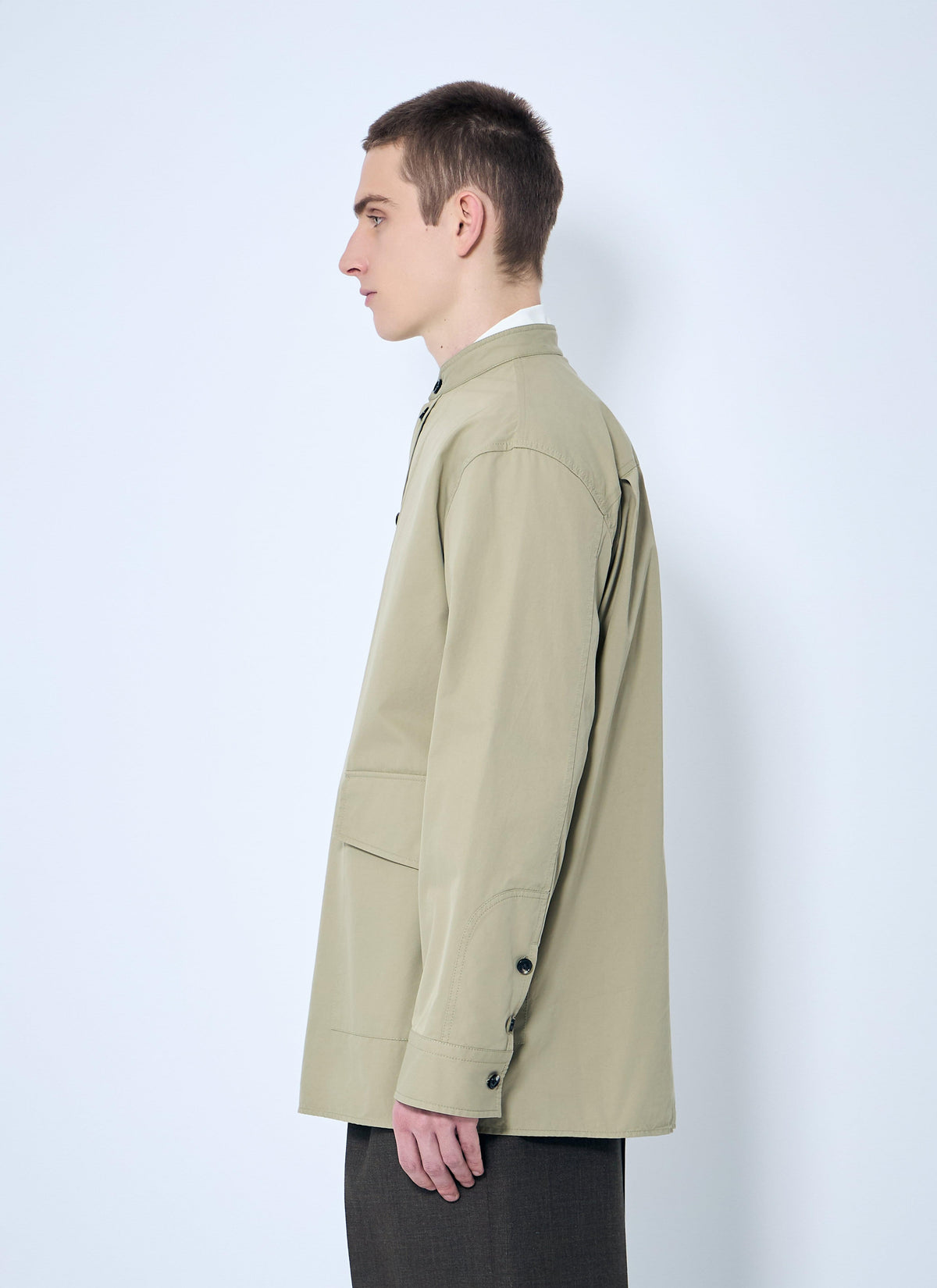 Bottega Veneta Men Light-Cotton Twill Overshirt