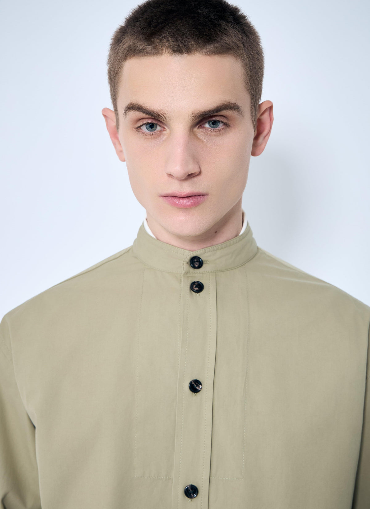 Bottega Veneta Men Light-Cotton Twill Overshirt