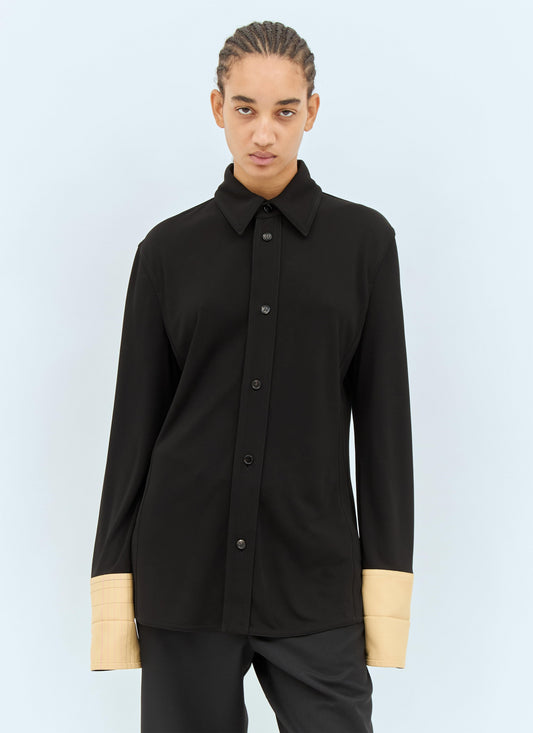Bottega Veneta Women Fluid Long-Sleeve Shirt