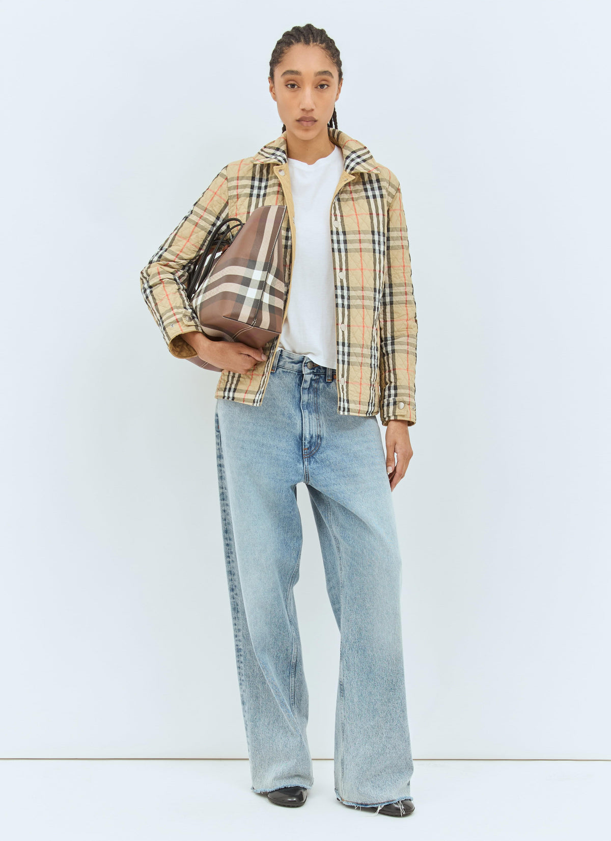 Burberry Women Reversible Quilted Nylon Jacket