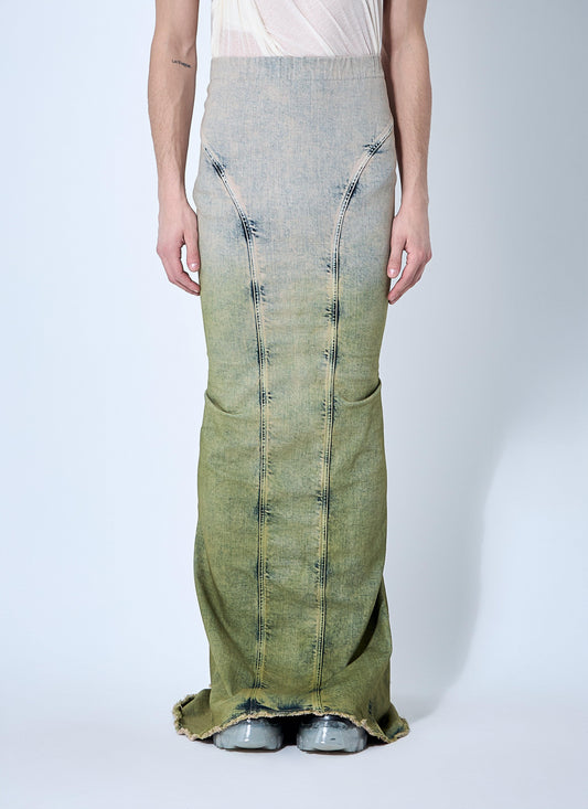 Moncler X Rick Owens Men Acid Degrade Al Maxi Skirt