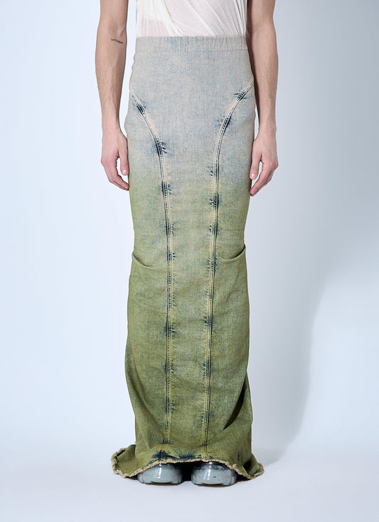 Moncler X Rick Owens Women Acid Degrade Al Maxi Skirt