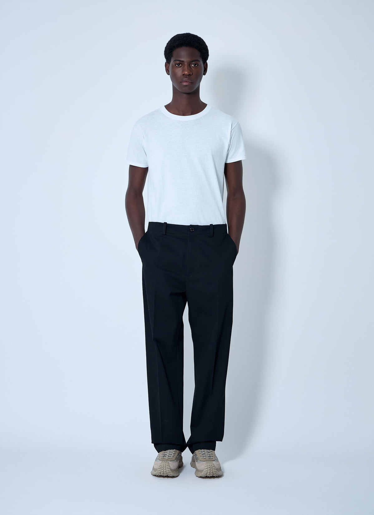 Moncler X Frgmt Hiroshi Fujiwara Men Logo Print Pants