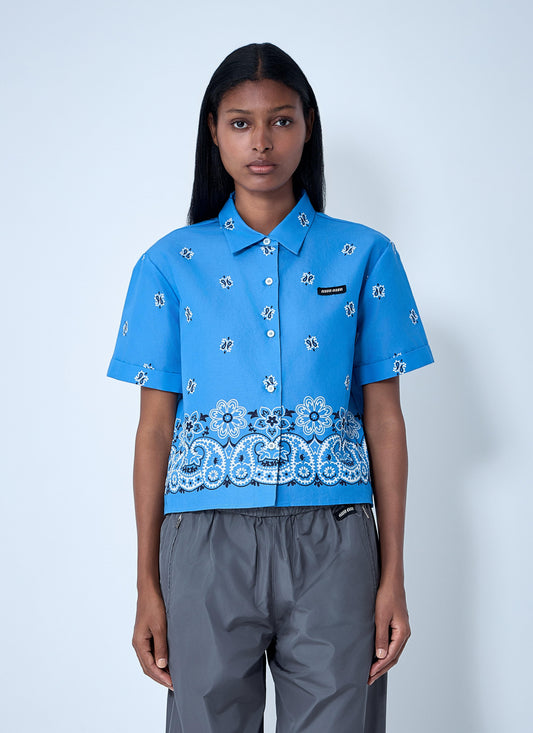Miu Miu Women Bandana Shirt