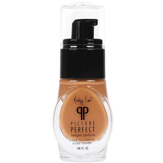 Ashley Lee Picture Perfect Liquid Foundation, Warm Caramel, 1.06 oz