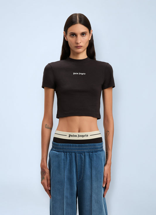 Palm Angels Women Logo Motif T-Shirt