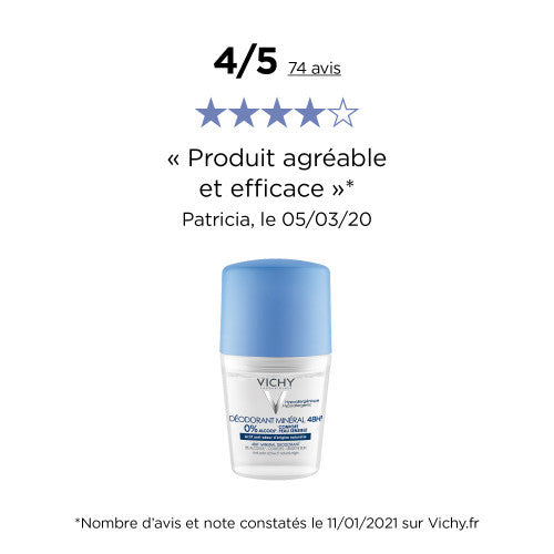 Vichy 48H Mineral Deodorant Ball